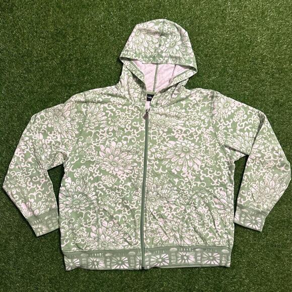 Other Tops - Natalie & Me Floral Zip-Up Hoodie